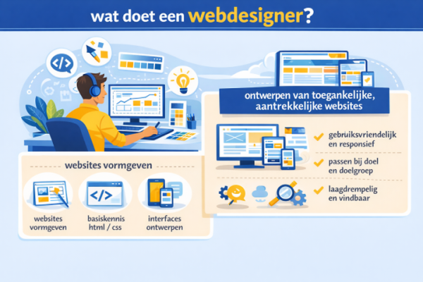 Wat doet een webdesigner